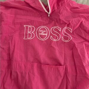 Hugo Boss Hot Pink Pullover Jacket